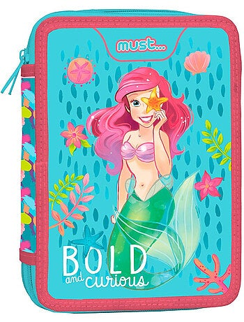 Trousse garnie polyester imprimé Ariel Disney Princess