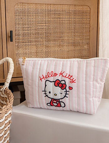 Trousse Grand Format 30 x 17 cm - Hello Kitty - Trousse de Voyage - Trousse de Rangement