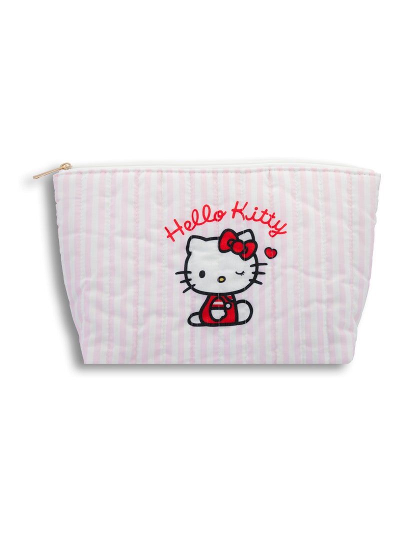 Trousse Grand Format 30 x 17 cm - Hello Kitty - Trousse de Voyage - Trousse de Rangement Blanc - Kiabi