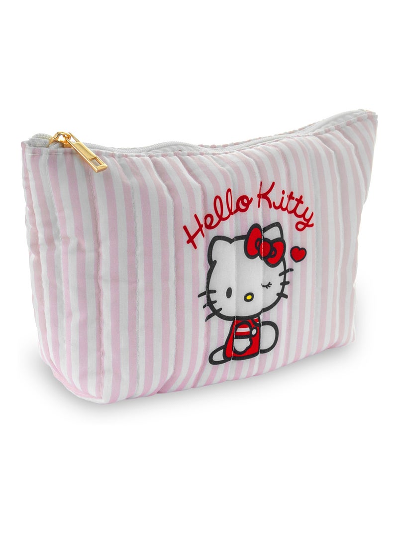 Trousse Grand Format 30 x 17 cm - Hello Kitty - Trousse de Voyage - Trousse de Rangement Blanc - Kiabi