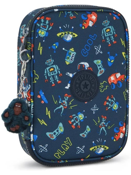 Trousse grande rectangulaire polyester imprimé Space Game Kipling - Kiabi