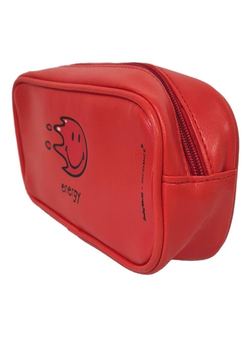 Trousse Happy Colours rouge - Kiabi