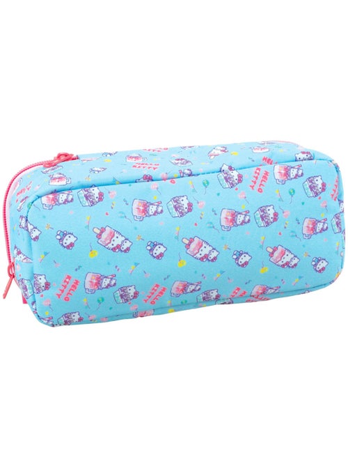 Trousse 'Hello Kitty' – Rectangulaire Cupcake 2 compartiments – 23 cm - Kiabi