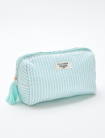 Trousse imprimée à ouverture zippée