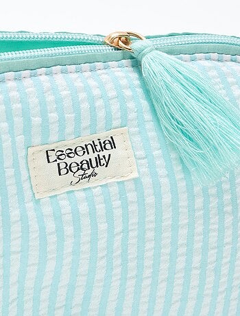 Trousse imprimée à ouverture zippée