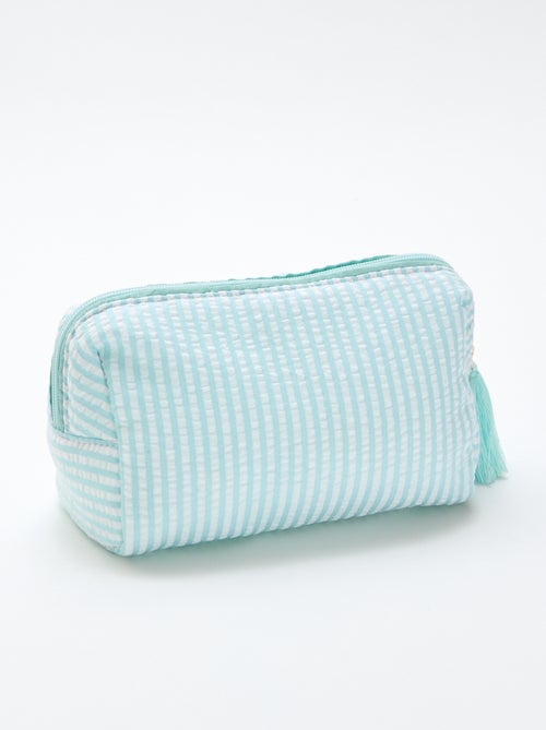 Trousse imprimée à ouverture zippée - Kiabi