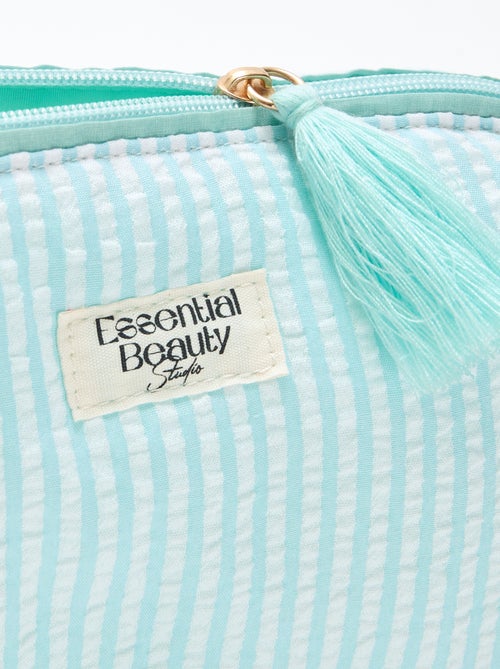 Trousse imprimée à ouverture zippée - Kiabi