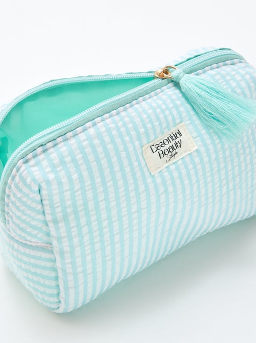 Trousse imprimée à ouverture zippée - Kiabi
