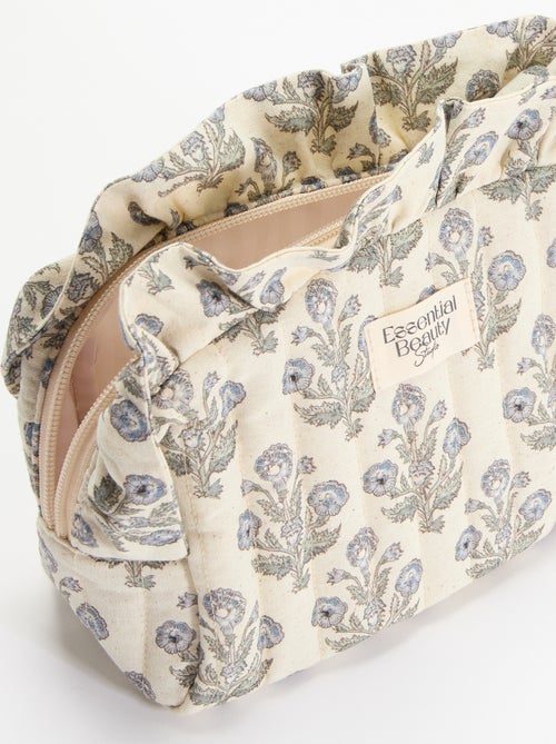 Trousse imprimée en textile - Kiabi