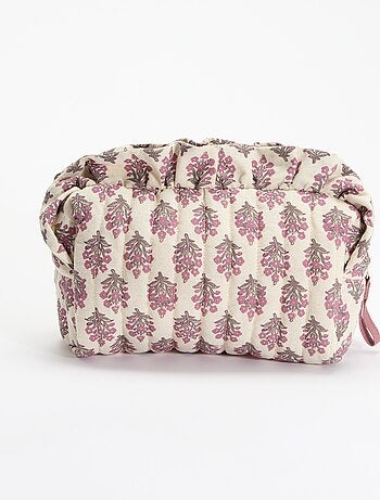 Trousse imprimée en textile