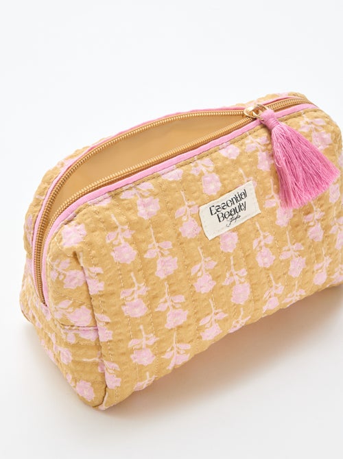 Trousse imprimée et zippée - Kiabi