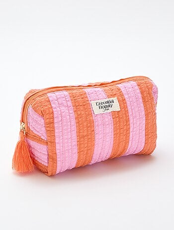 Trousse imprimée et zippée
