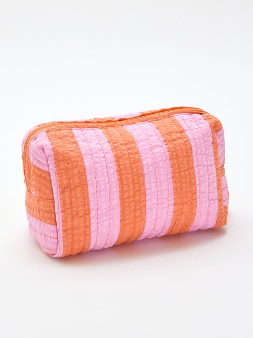 Trousse imprimée et zippée - Kiabi