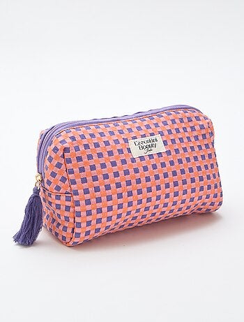 Trousse imprimée et zippée