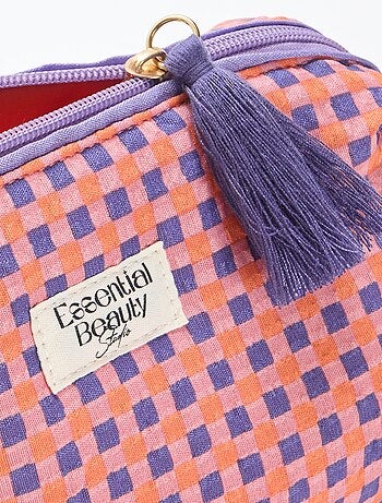 Trousse imprimée et zippée