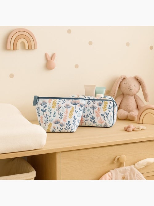 Trousse imprimée fleuris 21x17cm - Kiabi Trousse imprimée fleuris 21x17cm - Kiabi