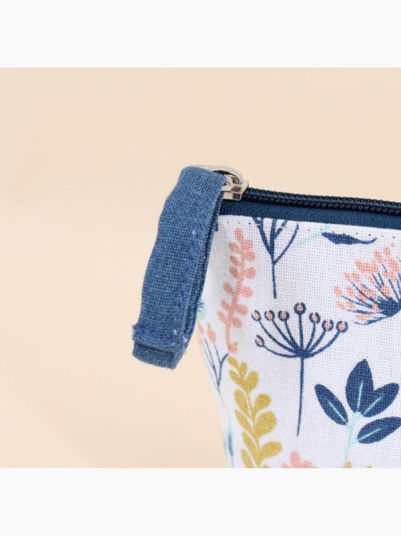 Trousse imprimée fleuris 21x17cm Blanc - Kiabi