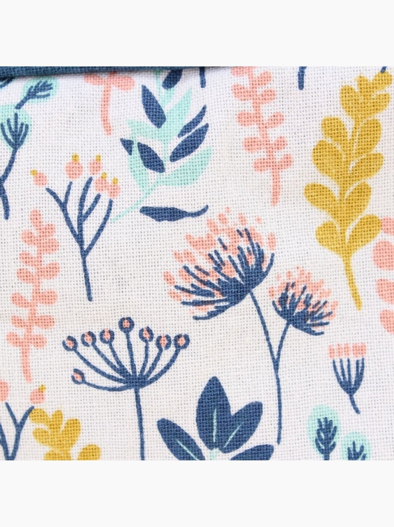 Trousse imprimée fleuris 21x17cm Blanc - Kiabi