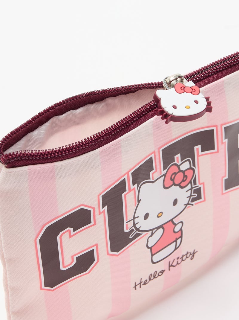 Trousse imprimée 'Hello Kitty' Rose - Kiabi