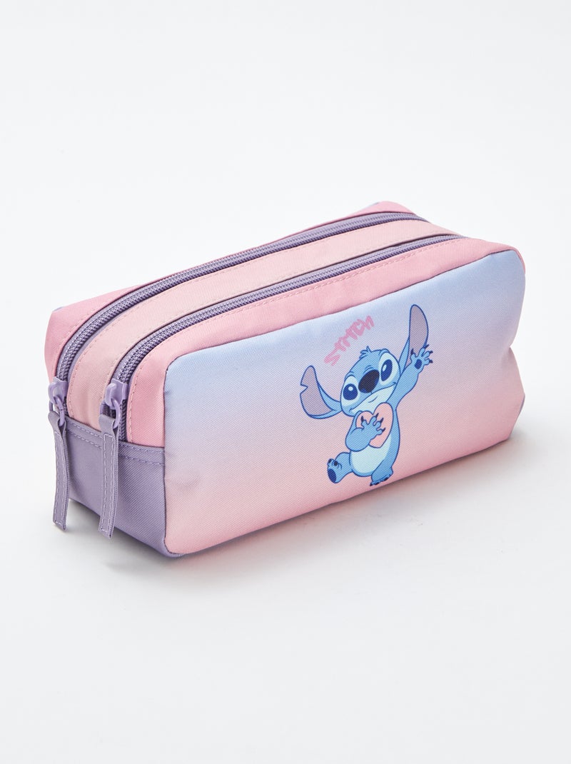 Trousse imprimée 'Stitch' Violet - Kiabi