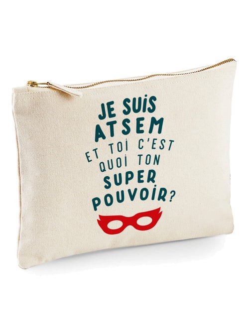 Trousse JE SUIS ATSEM ET TOI C'EST QUOI TON SUPER POUVOIR ? - Kiabi