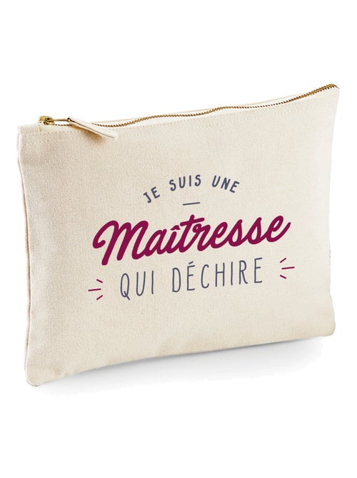 Trousse JE SUIS UNE MAÎTRESSE QUI DÉCHIRE - Kiabi