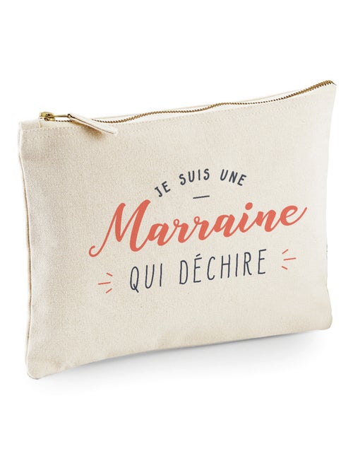 Trousse JE SUIS UNE MARRAINE QUI DÉCHIRE - Kiabi