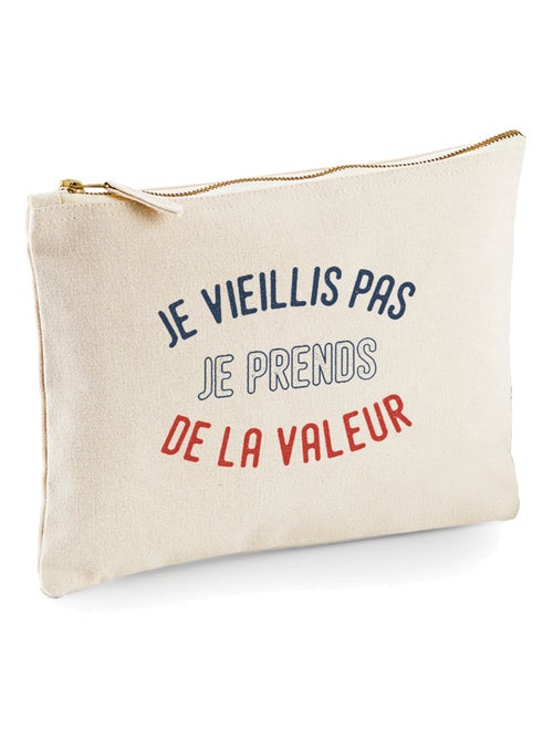 Trousse JE VIEILLIS PAS JE PRENDS DE LA VALEUR ENKR - Kiabi