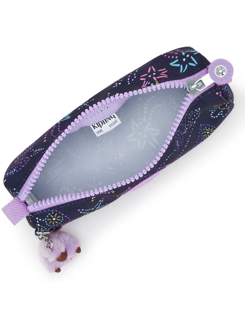 Trousse Kipling Freedom Unicorn Star 22 CM - 1 compartiment zip Bleu Violet - Kiabi