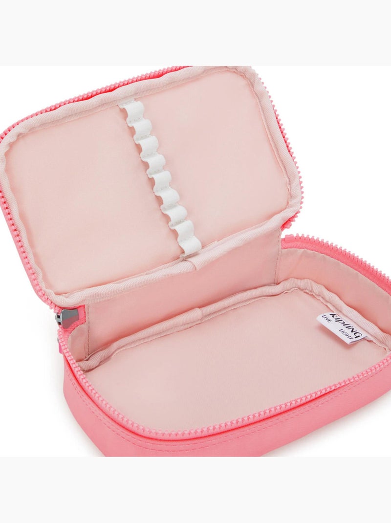 Trousse  Kipling tissu synthétique coloris Coral Sea Rose - Kiabi