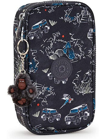 Trousse kipling tissu synthétique imprimé dreamy geo
