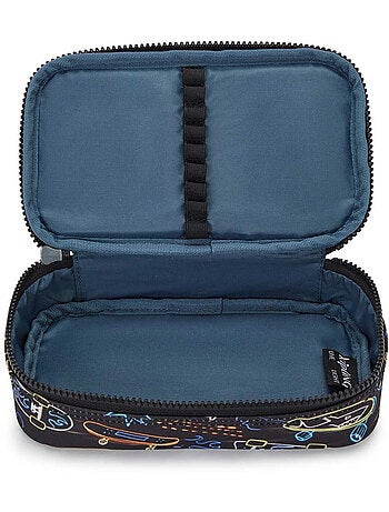 Trousse Kipling tissu synthétique imprimé Neon Skate