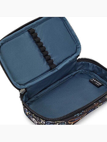 Trousse Kipling tissu synthétique imprimé Neon Skate