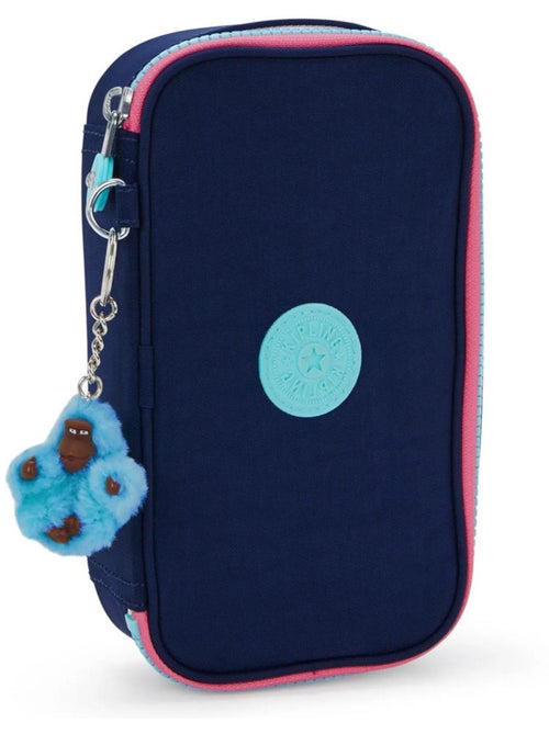 Trousse  Kipling tissu synthétique imprimé Resort Navy - Kiabi