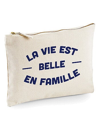 Trousse LA VIE EST BELLE EN FAMILLE 2 FACE