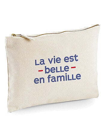 Trousse LA VIE EST BELLE EN FAMILLE COEUR