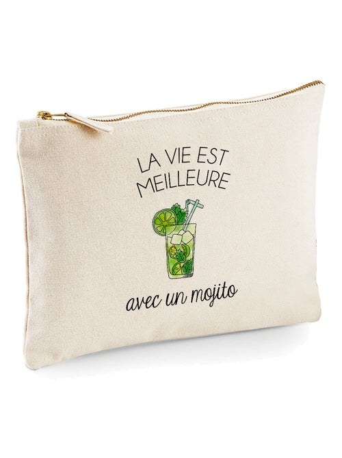 Trousse LA VIE EST MEILLEURE AVEC UN MOJITO - Kiabi