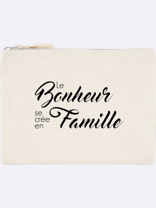 Trousse LE BONHEUR SE CRÉE EN FAMILLE - Kiabi