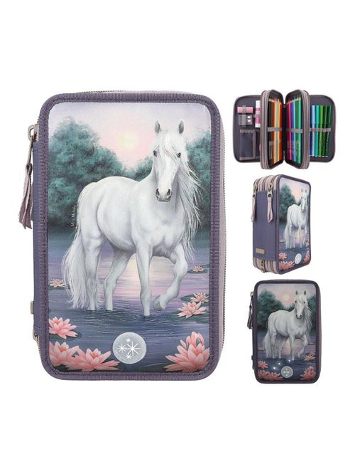 Trousse LED Nympheas Miss Melody avec 3 Compartiments et Accessoires - Kiabi Trousse LED Nympheas Miss Melody avec 3 Compartiments et Accessoires - Kiabi