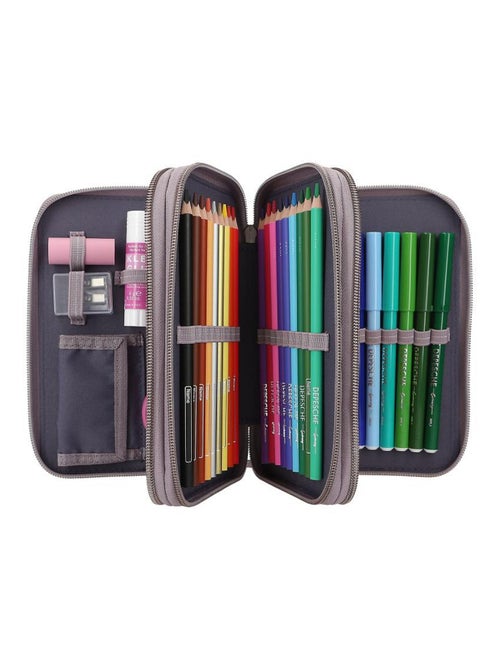 Trousse LED Nympheas Miss Melody avec 3 Compartiments et Accessoires - Kiabi Trousse LED Nympheas Miss Melody avec 3 Compartiments et Accessoires - Kiabi