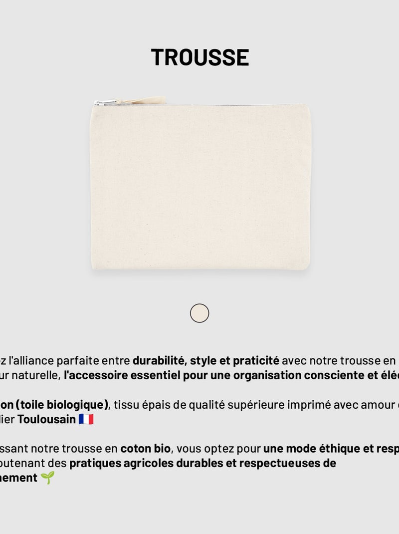 Trousse MADAME BAVARDE Beige - Kiabi