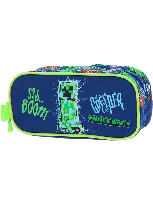 Trousse Minecraft Creeper en tissu avec zip 20 x 9 x 7 cm - Kiabi Trousse Minecraft Creeper en tissu avec zip 20 x 9 x 7 cm - Kiabi