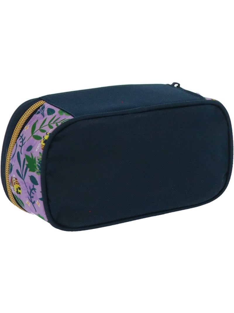 Trousse Minecraft toile motif Creeper botanique Bleu Violet - Kiabi