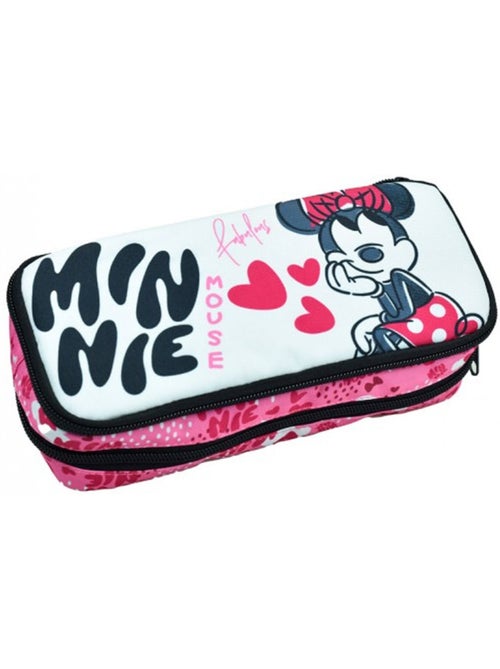 Trousse Minnie Fabulous 23 cm – 2 compartiments zip - Kiabi Trousse Minnie Fabulous 23 cm – 2 compartiments zip - Kiabi