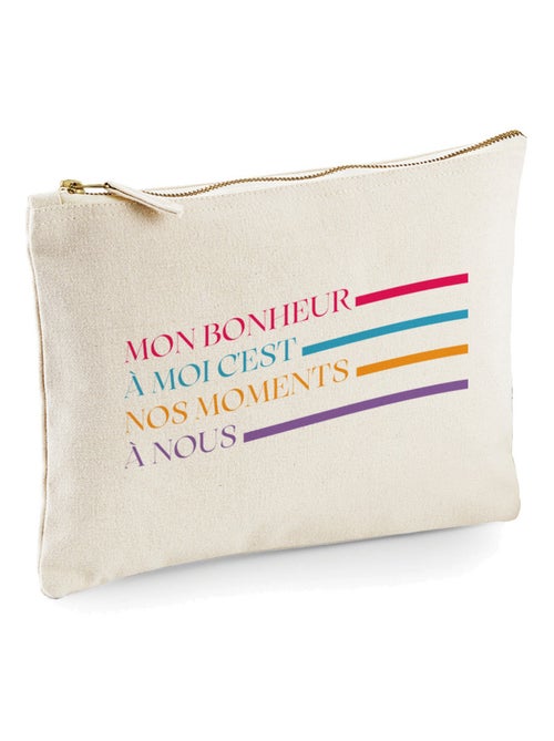 Trousse MON BONHEUR À MOI C'EST NOS MOMENTS À NOUS - Kiabi