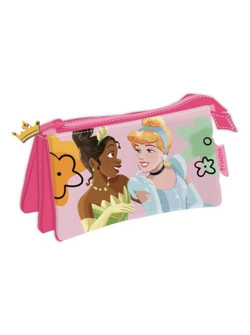 Trousse multi poches - Disney Princesses - 21x11x3,5 cm - Kiabi