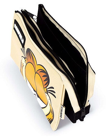 Trousse multi poches - Garfield - 21x11cm