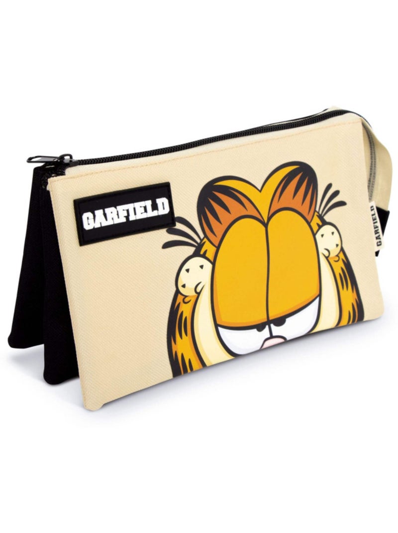 Trousse multi poches - Garfield - 21x11cm Multicolore - Kiabi