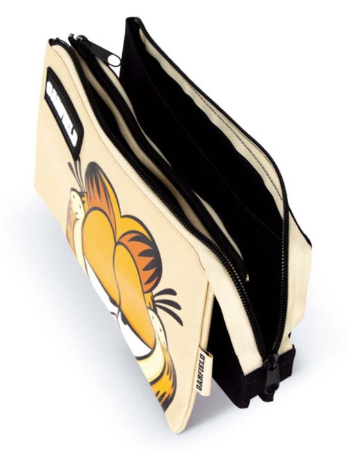 Trousse multi poches - Garfield - 21x11cm - Kiabi