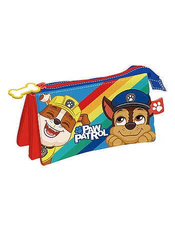 Trousse multi poches - Pat Patrouille - 21x11x3,5 cm